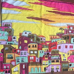LARGE SQUARE SCARF LOST CITY main image 1